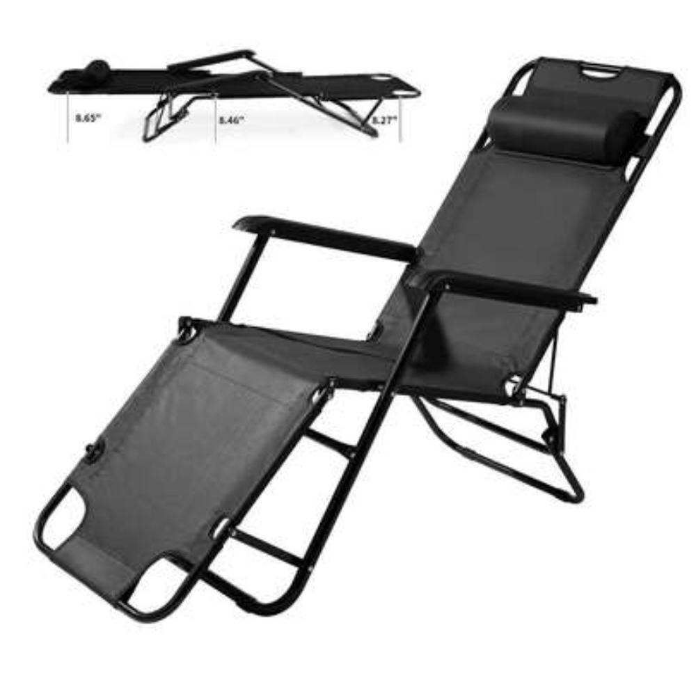 Outdoor Camping Recliner - كرسي تخييم محمول شديد التحمل مع