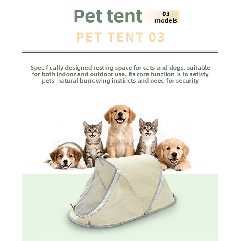 Outdoor Camping Dog Kennel - خيمة قابلة للطي للحيوانات الأليفة، منزل