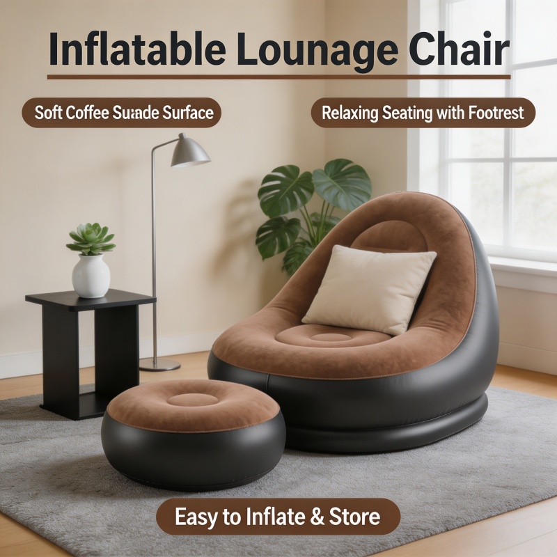 Outdoor Camping Recliner - أريكة استرخاء قابلة للنفخ، كرسي قابل
