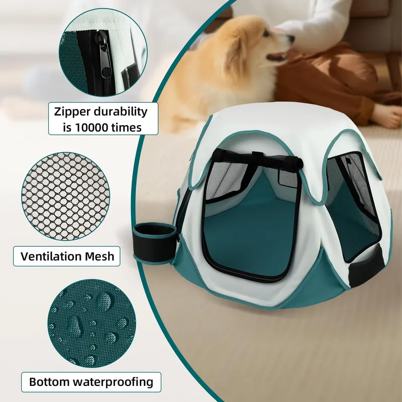 Outdoor Camping Dog Kennel - حامل حيوانات أليفة محمول قابل للطي