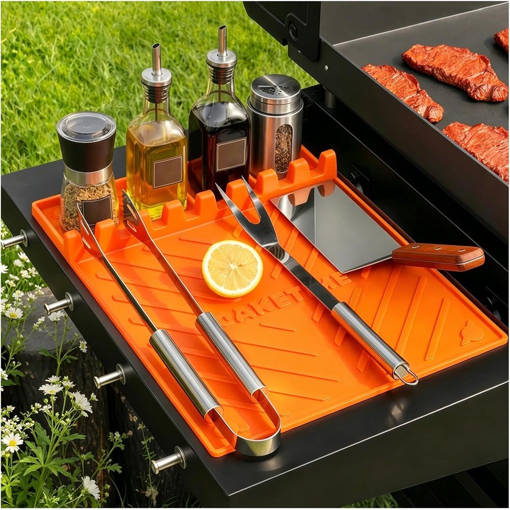 Kitchen Outdoor Camping - حصائر شواء سيليكون أو ملحقات الشواء،