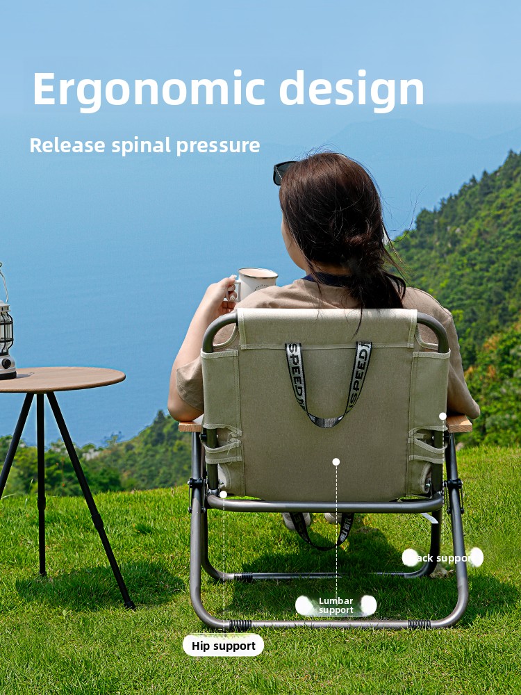 كرسي كيرميت محمول قابل للطي، ط - مراجعة Outdoor Chair Camping وسعره