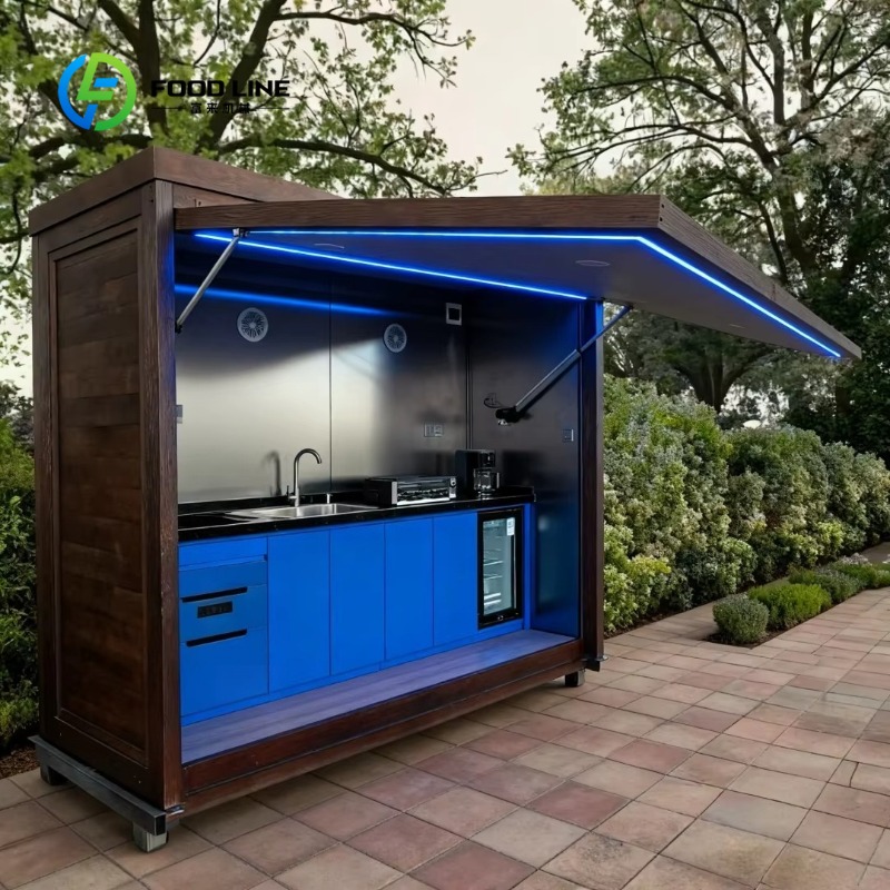 مطبخ متنقل قابل للطي مخصص للاس - مراجعة Kitchen Outdoor Camping وسعره