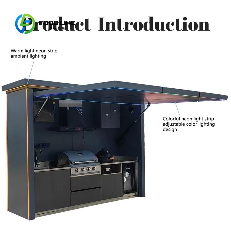 مطبخ متنقل قابل للطي مخصص للاس - مراجعة Kitchen Outdoor Camping وسعره