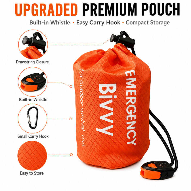 حقيبتان للنوم في حالات الطوارئ - مراجعة Bivvy Bag Emergency وسعره