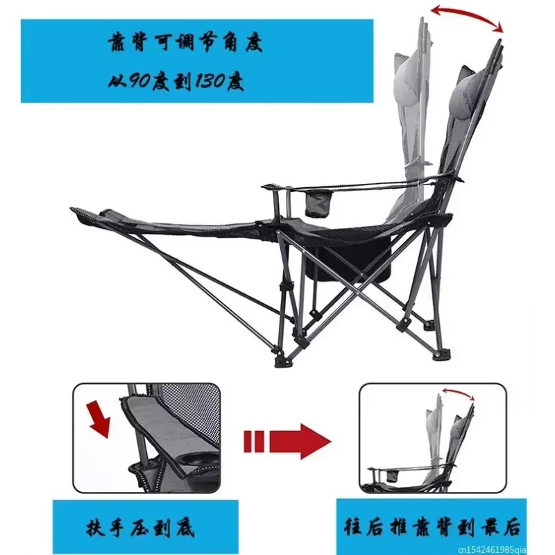 2in1 كرسي قابل للطي للاستخدام  - مراجعة Outdoor Camping Recliner وسعره