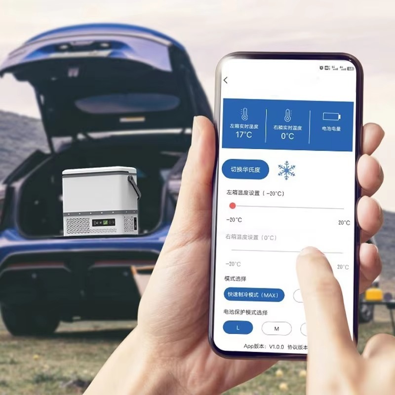 صندوق تبريد جديد يعمل بالطاقة  - مراجعة Outdoor Camping Fridge وسعره