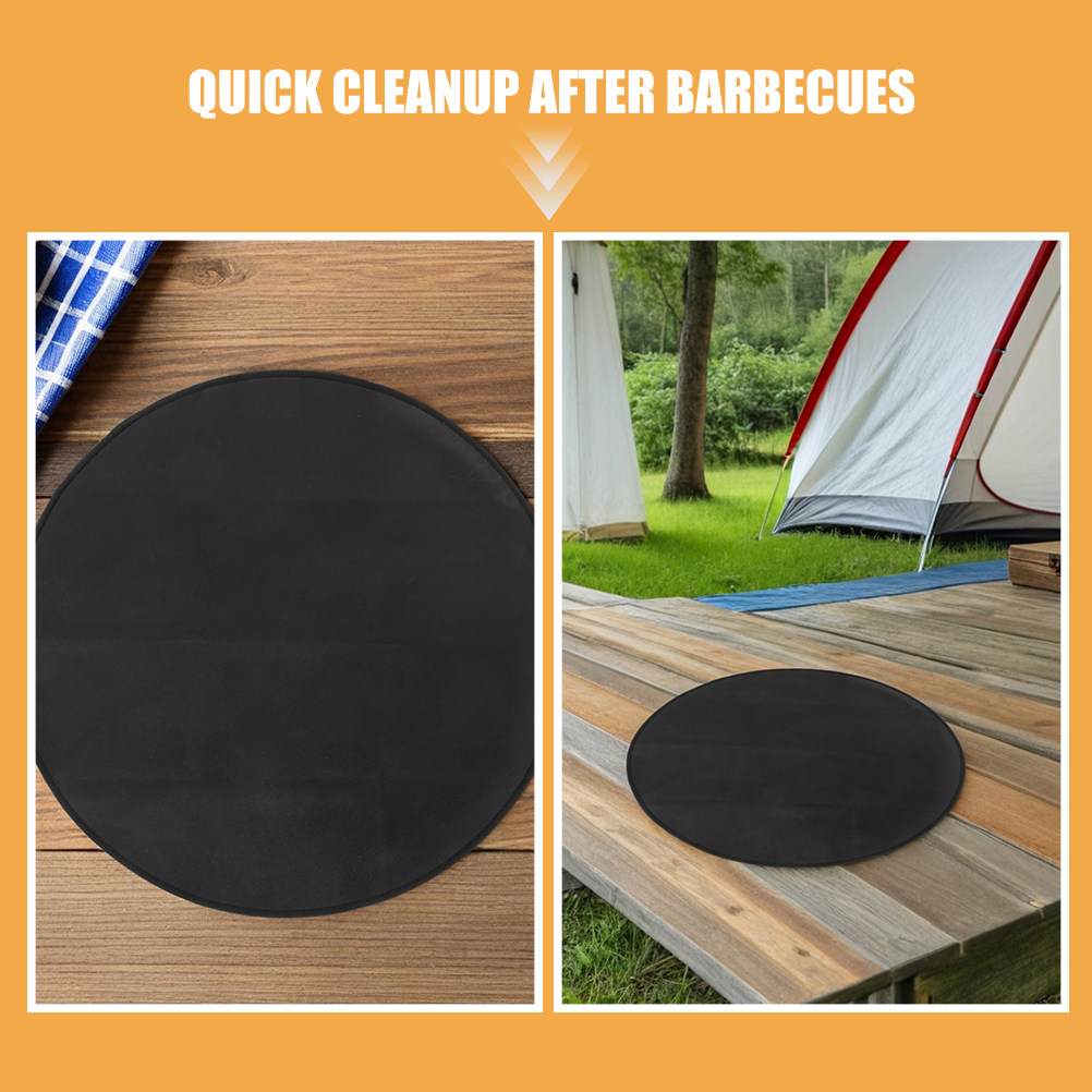 بساط شواء دائري مقاوم للحريق م - مراجعة Outdoor Camping Grill وسعره