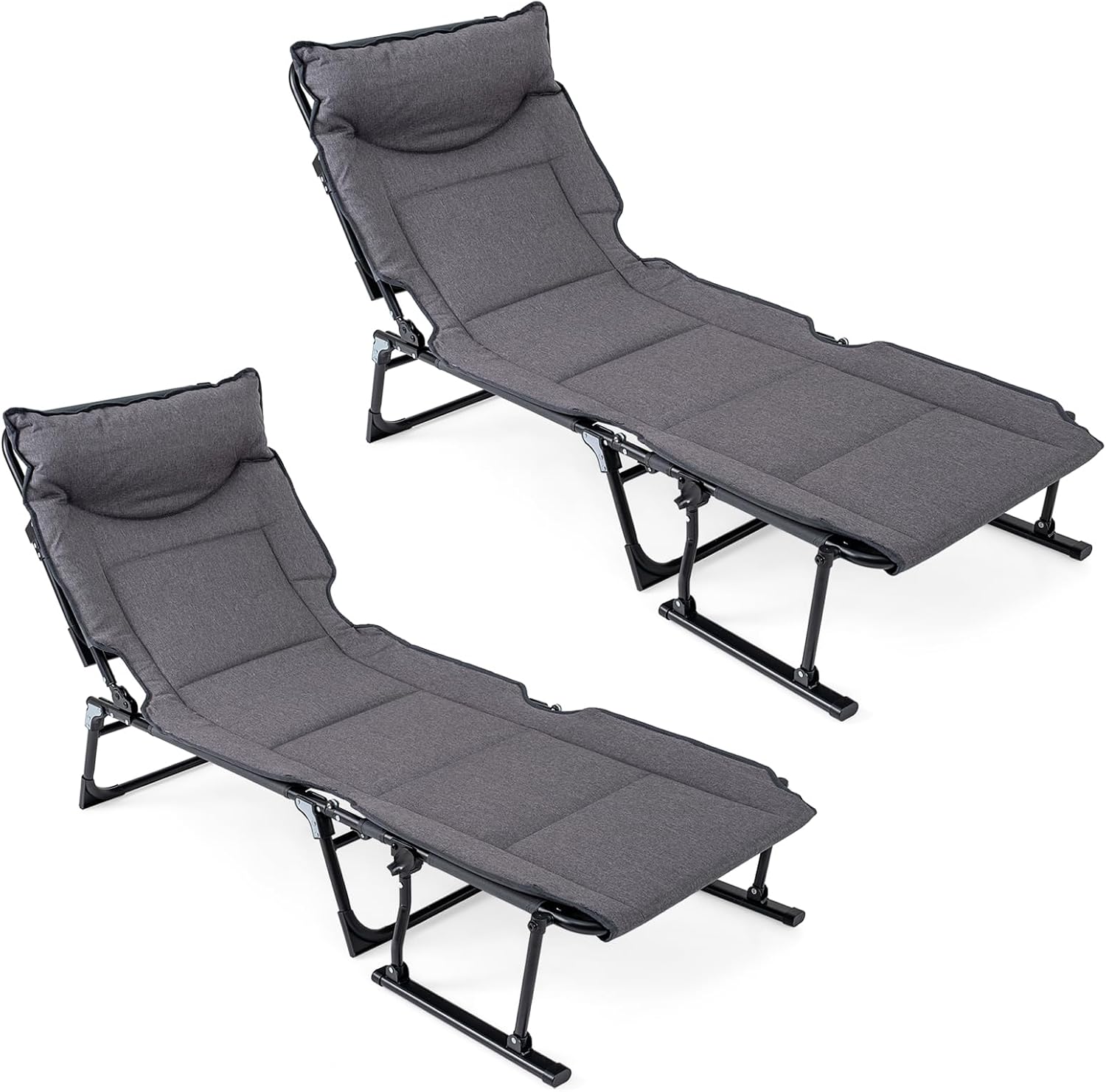 مجموعة كراسي استرخاء قابلة للط - مراجعة Outdoor Camping Recliner وسعره