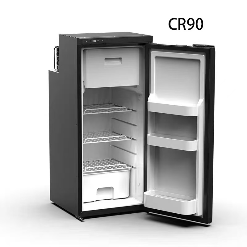 ثلاجة سيارة كهربائية عمودية CR - مراجعة Outdoor Camping Fridge وسعره