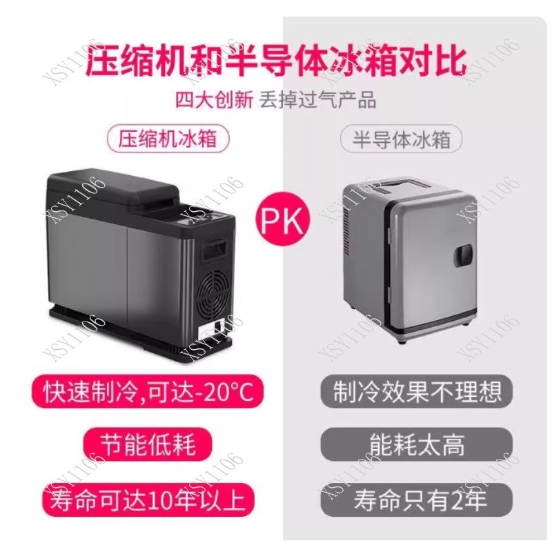 ثلاجة درج السيارة المحمولة للت - مراجعة Outdoor Camping Fridge وسعره