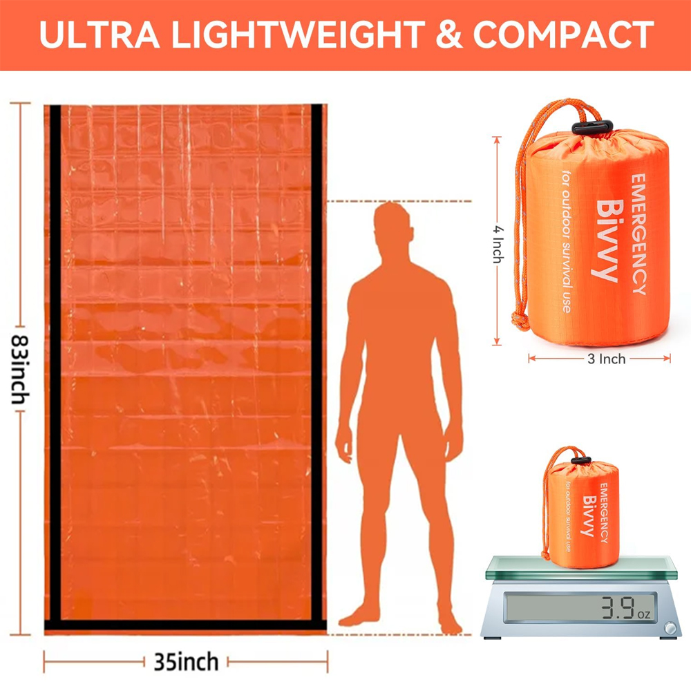 كيس نوم للطوارئ، بطانية نجاة ح - مراجعة Bivvy Bag Emergency وسعره