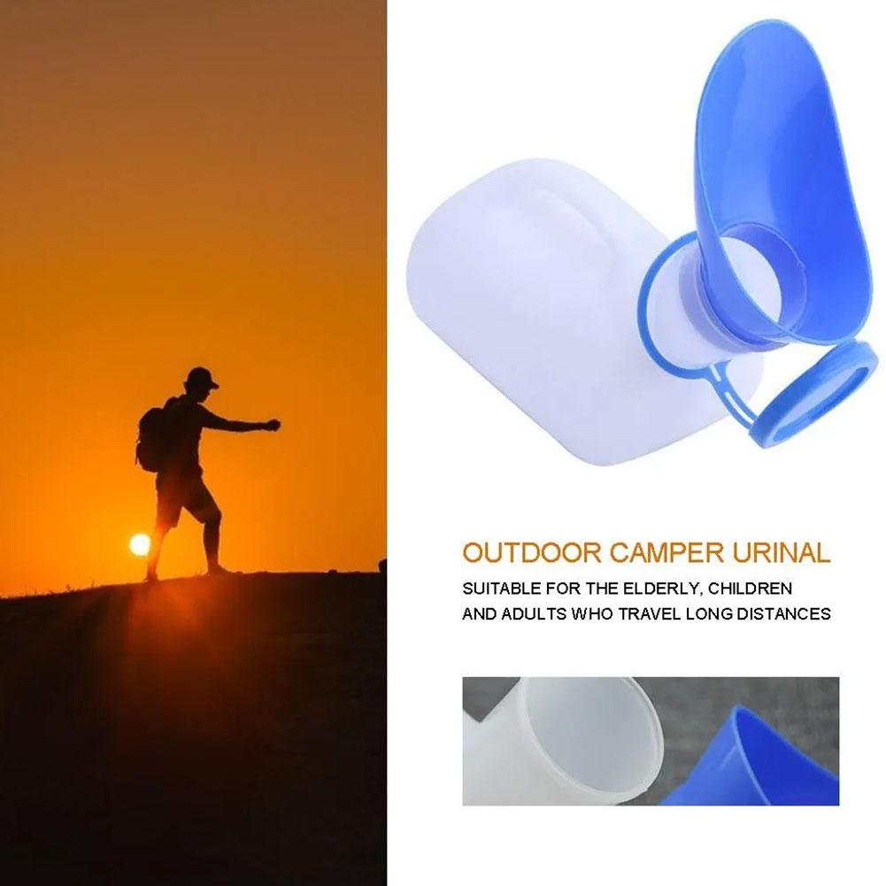 زجاجة تبول محمولة سعة 1000 مل  - مراجعة Outdoor Camping Urinal وسعره