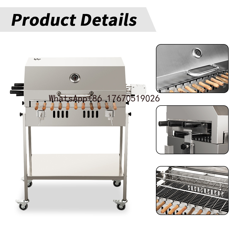 شواية فحم كبيرة حديثة للاستخدا - مراجعة Outdoor Camping Grill وسعره