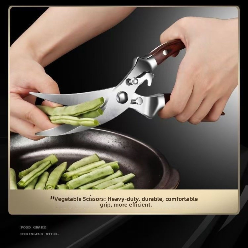 مقص مطبخ من الفولاذ المقاوم لل - مراجعة Kitchen Outdoor Camping وسعره
