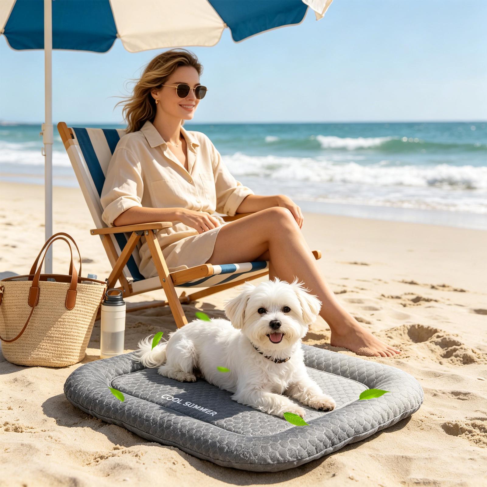 بساط تبريد للكلاب والقطط، محمو - مراجعة Outdoor Camping Dog Kennel وسعره