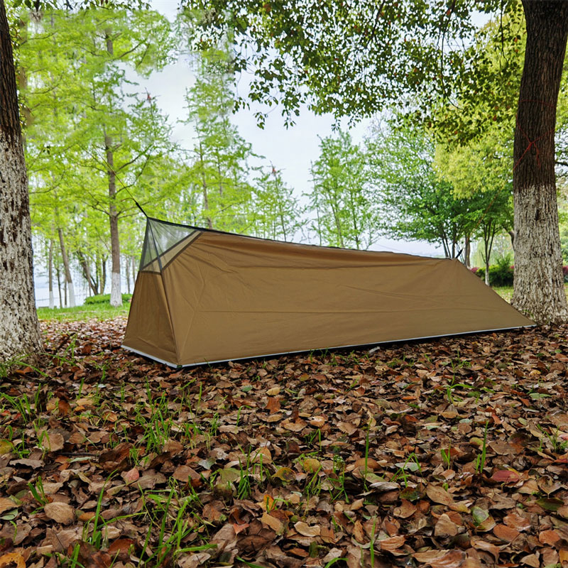 خيمة نوم لشخص واحد بدون أعمدة، - مراجعة Ultralight Sleeping Bag وسعره