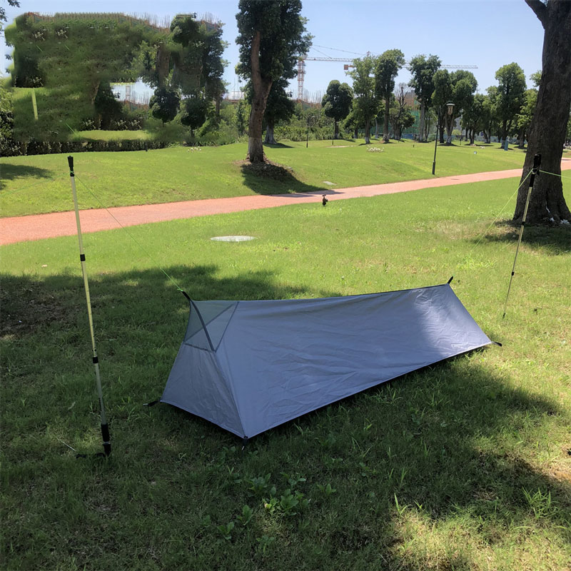 خيمة نوم لشخص واحد بدون أعمدة، - مراجعة Ultralight Sleeping Bag وسعره