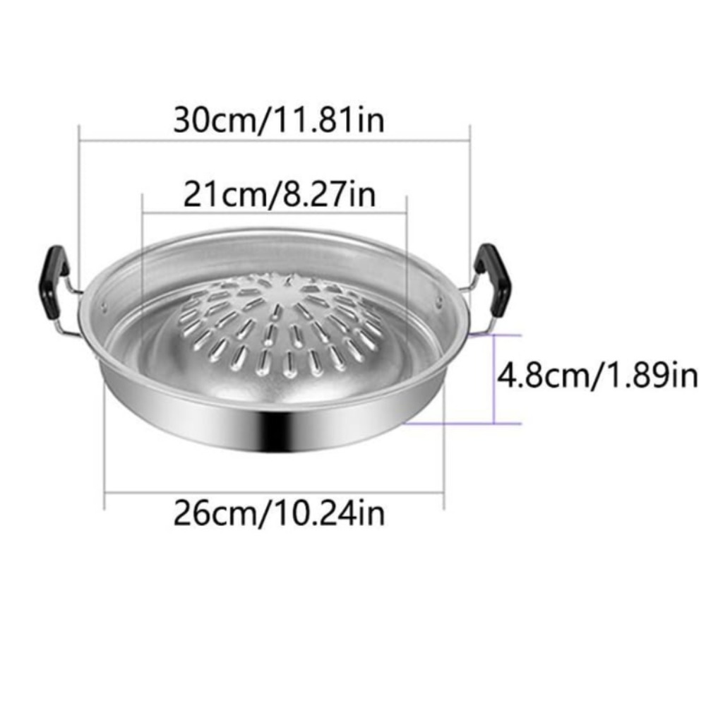 مقلاة شواء وطهي 2 في 1 غير لاص - مراجعة Kitchen Outdoor Camping وسعره