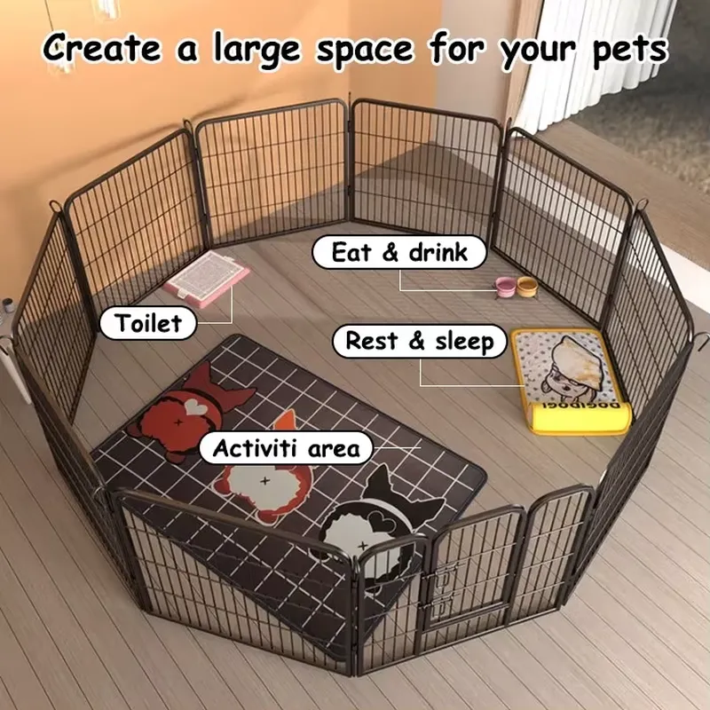 سياج معدني من الفولاذ للكلاب م - مراجعة Outdoor Camping Dog Kennel وسعره