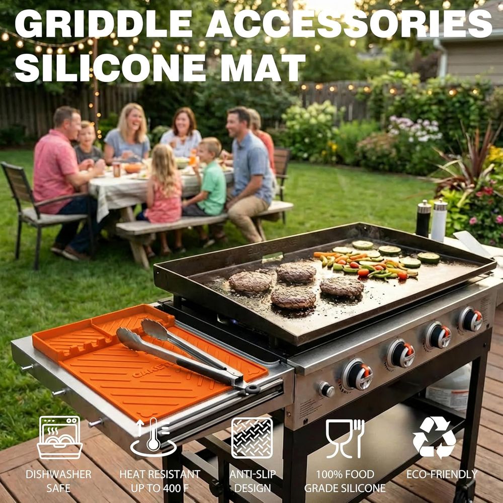 حصائر شواء سيليكون أو ملحقات ا - مراجعة Kitchen Outdoor Camping وسعره