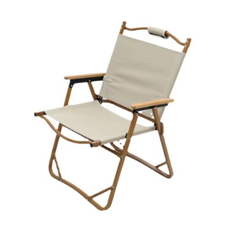 كرسي تخييم محمول قابل للطي عال - مراجعة Outdoor Chair Camping وسعره