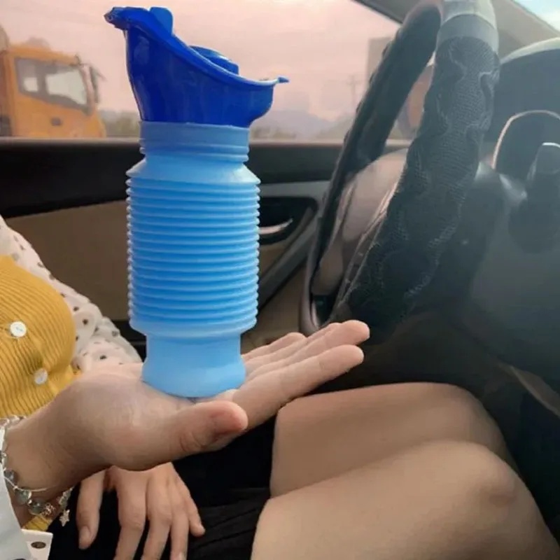 1-5 قطع مبولة سيارة محمولة قاب - مراجعة Outdoor Camping Urinal وسعره