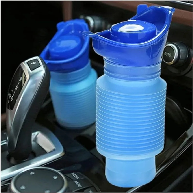 1-5 قطع مبولة سيارة محمولة قاب - مراجعة Outdoor Camping Urinal وسعره